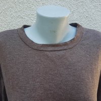 3XL+ Нова блуза с дантелен подгъв, снимка 2 - Блузи с дълъг ръкав и пуловери - 38006493