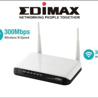Wi-Fi Рутер EDIMAX BR-6324nL - 300 Mbit/s, снимка 1 - Рутери - 32726640