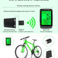 Безжичен километраж за колело INBIKE MTB велосипед компютър GPS скоростомер одометър Часовник за кол, снимка 1 - Аксесоари за велосипеди - 37107683