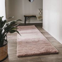 Kилим изкуствен заек , модерен килим с косъм , розов килим , сив килим, снимка 5 - Килими - 36358565