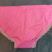 S/M Victoria's Secret розови памучни бикини, снимка 3 - Бельо - 37920469
