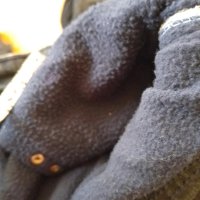 Топли ватирани детски дънки с пайети по джобовете, снимка 9 - Детски панталони и дънки - 43285777