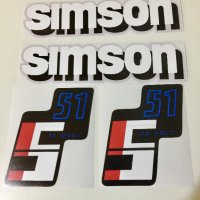 Симсон стикери, снимка 3 - Мотоциклети и мототехника - 32753987