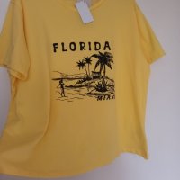 Жълта тениска, снимка 1 - Тениски - 37594377