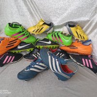 adidas® original, КАТО НОВИ, N- 33 - 34, сини футболни обувки бутонки, калеври,вратарски бутонки, GO, снимка 4 - Детски маратонки - 39723760