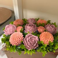 Кашпи с керамични цветя големи, снимка 3 - Други стоки за дома - 43820759