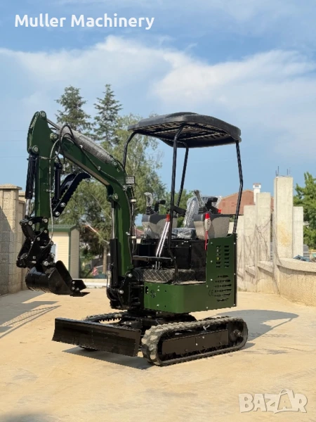 Мини Багер Muller E1.7 | Гаранция | Нов | 3 цилиндъра, снимка 1