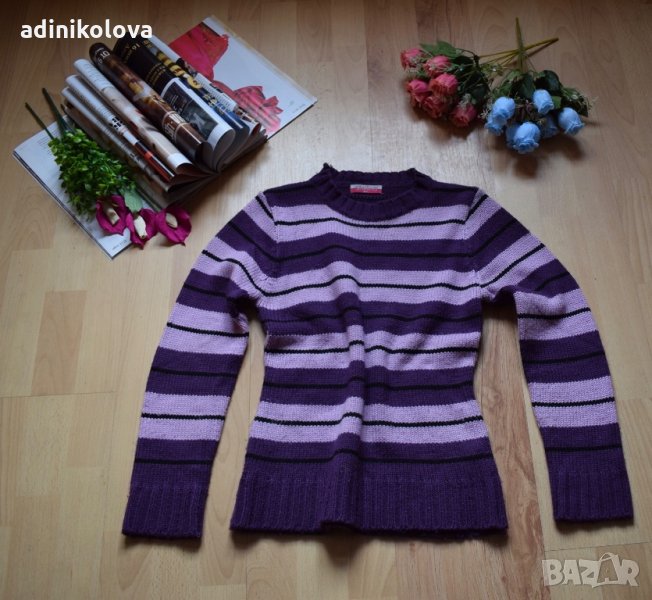 Лилав пуловер, снимка 1