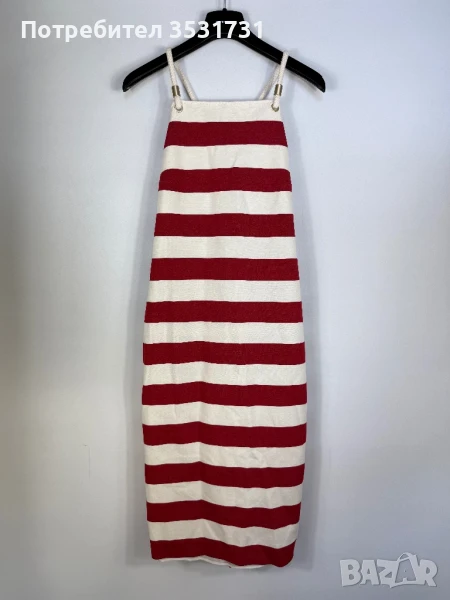 Max Mara лятна рокля райе, снимка 1