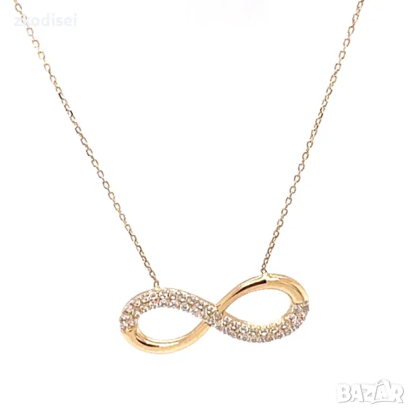 Златно колие 2,69гр. 42см. 14кр. проба:585 модел:28119-1, снимка 1