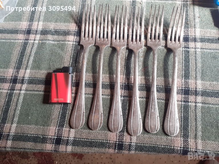 ВИЛИЦИ. 6бр. ПОСРЕБРЕНИ. ФРЕНСКИ., снимка 1