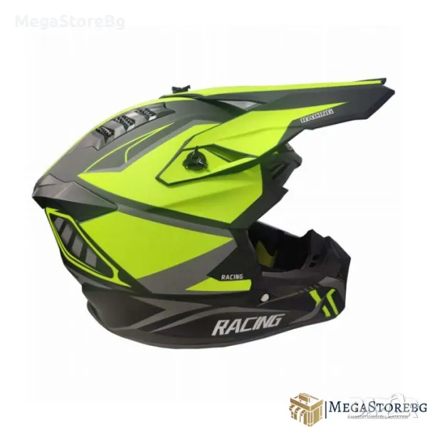 Кросова Каска 127 - XL - Black/Yellow, снимка 1