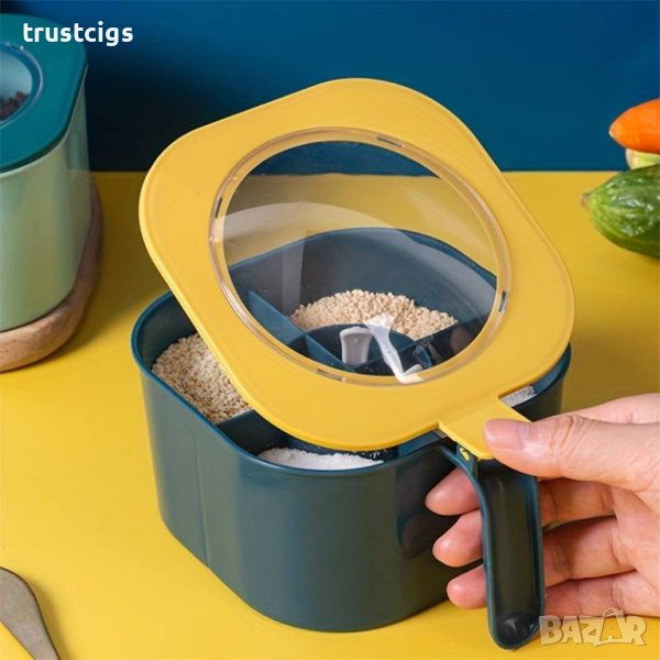 Органайзер за подправки с 4 отделения, снимка 1