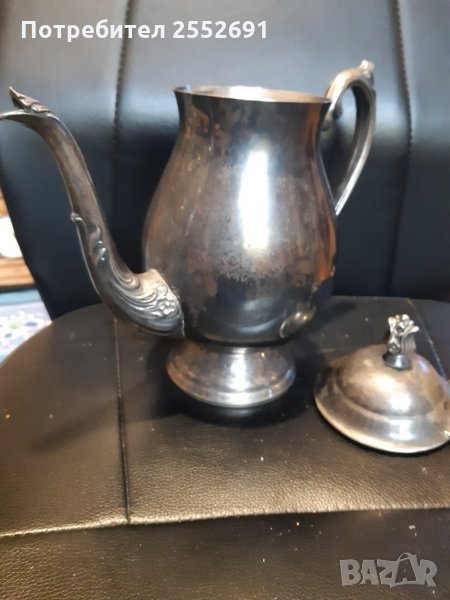 Посребрен старинен съд , снимка 1