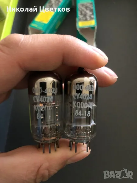 Mullard 4024- електронни лампи ECC81 / 12AT7, снимка 1