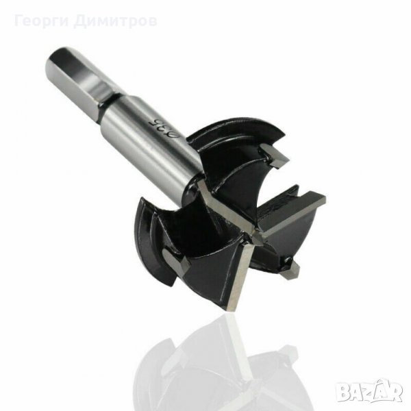 фрезер за панти 35мм  нов - с ограничител на потъването, три зъба, тестван, уникален, снимка 1