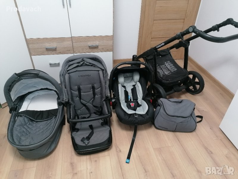 Бебешка количка 3в1 Lupo Comfort на Baby design + столче за кола, снимка 1