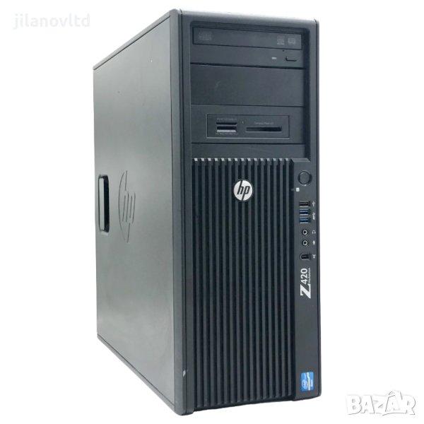 Работна станция HP Z420 E5-1620V2 32GB 256GB SSD + 500GB HDD K4000, снимка 1