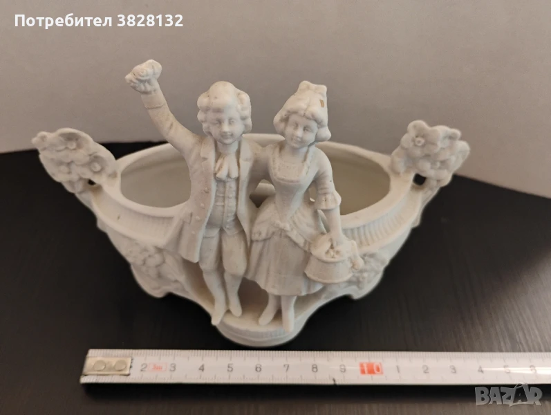 винтидж порцеланово кашпо за цветя, снимка 1