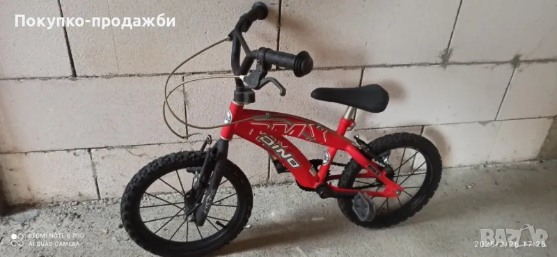 детски велосипед 14 цола колело бмх  много запазено, снимка 1