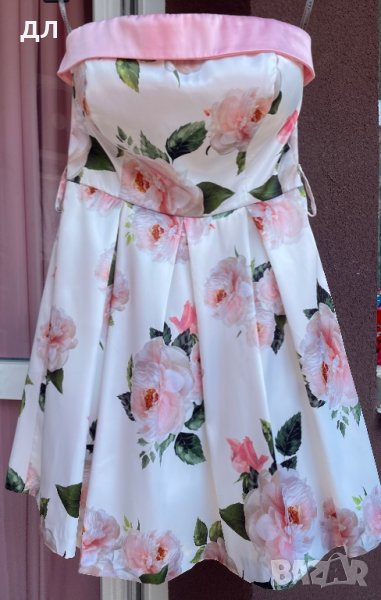 Дамска рокля на рози Fervente , снимка 1