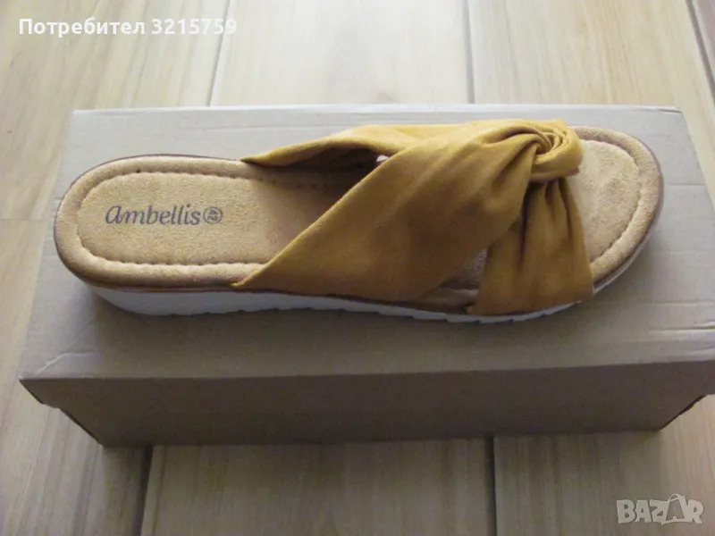 Нови Дамски немски чехли Ambellis номер 42, снимка 1
