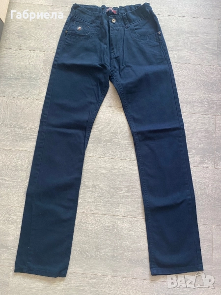 Тъмносин панталон, подходящ за училище, снимка 1