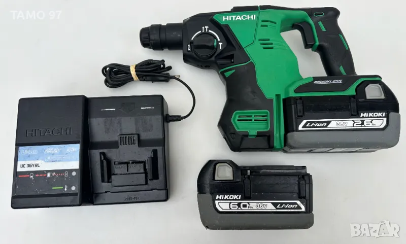 Hitachi DH 36DBL - Мощен безчетков перфоратор 36V 3.3J, снимка 1
