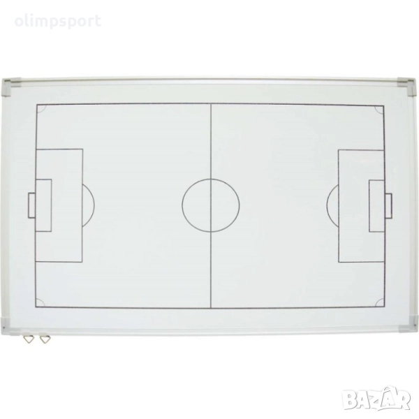 Тактическа дъска за футбол с 27 магнита  Материал: Метал Рамка: алуминий Размери: 90 × 60 cм , снимка 1