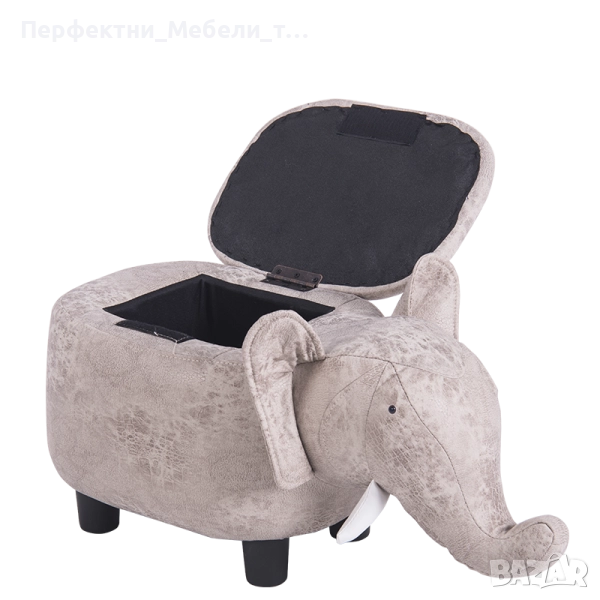 Запомнящ се подарък за детска стая-табуретка-ракла-кравичка,овца,слонче, снимка 1