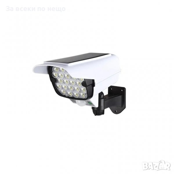 Соларна LED лампа Vertex, Модел JLP-2177, Имитираща камера за видеонаблюдение, снимка 1