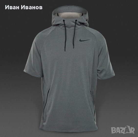 тениска тип суитшърт Nike DRY HOODIE SS HYPER Flex размер S-M, снимка 1