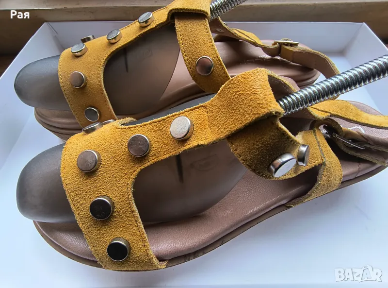 Дамски кожени сандали Claudia by Isaberi, снимка 1