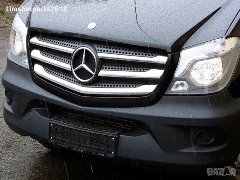 Хром лайсни предна решетка за Мерцедес Спринтер след 2013, снимка 1