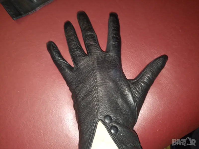 Естествена фина кожа, дамски ръкавици , снимка 1