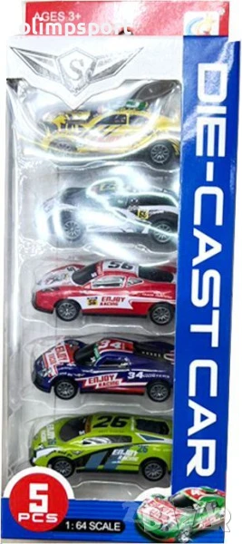 МЕТАЛНИ КОЛИ 1:64 5-ЦА кут. нови  Тегло: 0.133 kg Широчина: 4.5 cm Дължина: 11 cm , снимка 1