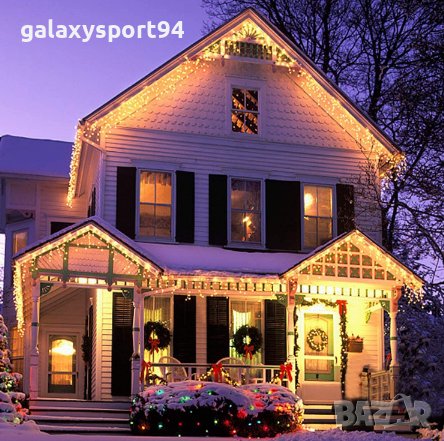 Жълти Декорации за Къщи и Градини Коледна Декорация 3х60см, снимка 1