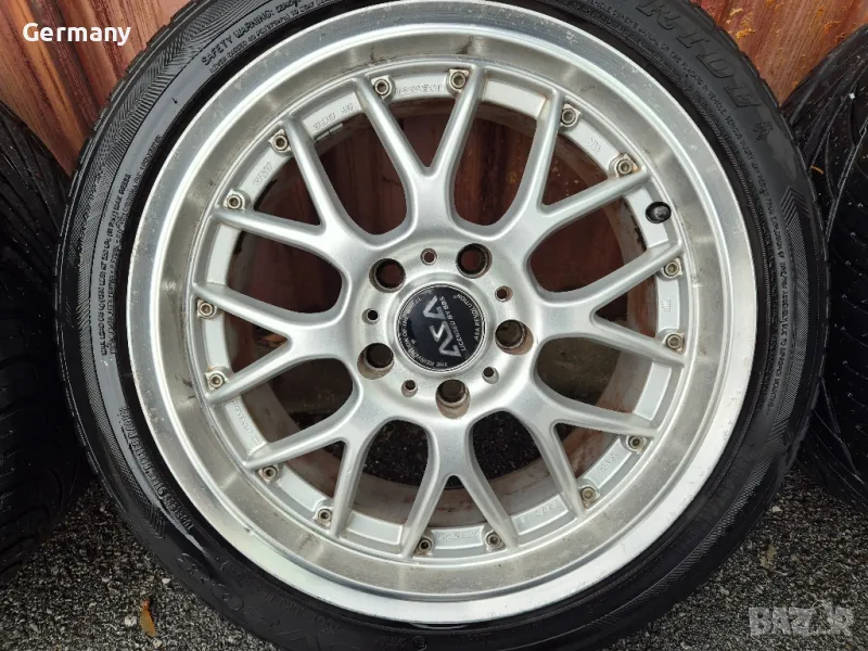 джанти за бмв bmw e36 e46 e90 e30 f30 17 цола 5x120 asa revolution by bbs спорт пакет, снимка 1