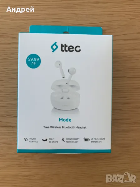 ttec безжични слушалки, снимка 1
