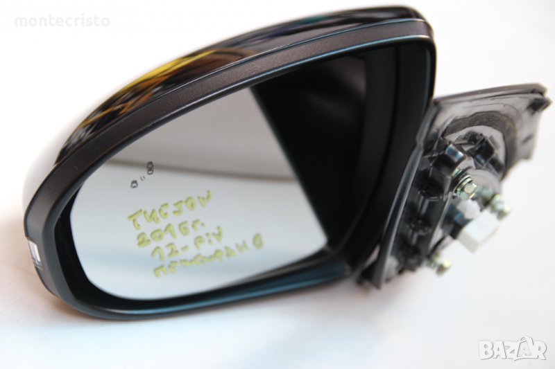 Ляво огледало Hyundai Tucson TL (2015-2018г.) 87610-D7660 / 87610D7660 / 12 пина прибиране прибиращо, снимка 1