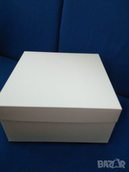 Кутия неукрасена бяла заготовка 30/30/10см, снимка 1