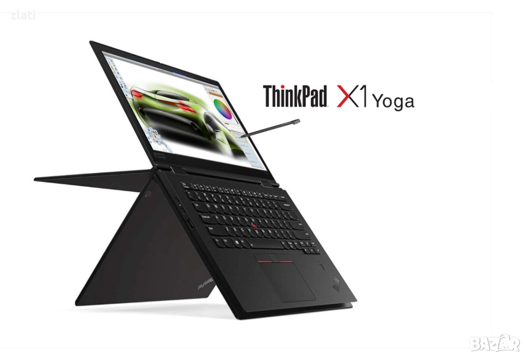 Таблет и Лаптоп 2в1 Lenovo ThinkPad X1 Yoga 3rd Gen - 14" - i5-8350U 1.7Ghz/RAM 16GB/SSD 256GB, снимка 1