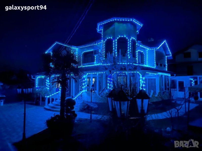 2.90Лв Светещ Син Маркуч на метър, Размери: 30 , 50, 70, 90, 100м LED, снимка 1