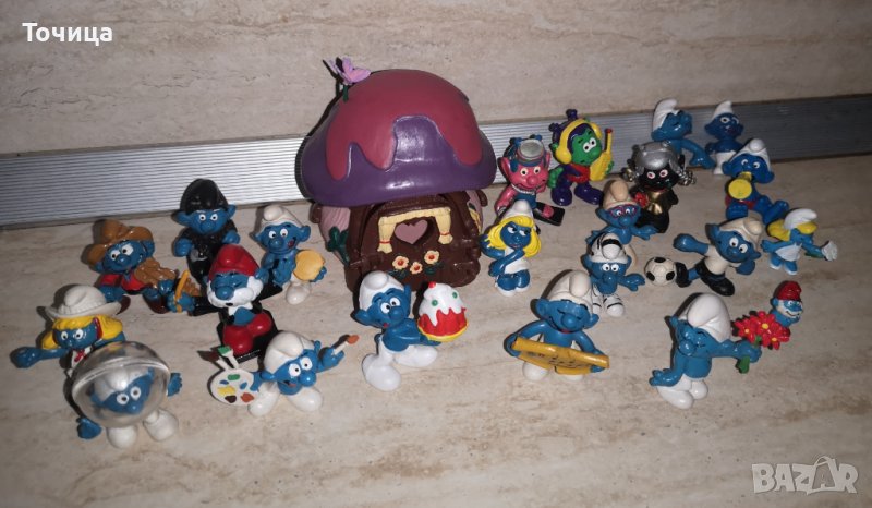 Колекционерски гумени фигурки на Смърфове Peyo - Schleich и Bully 1965-, снимка 1