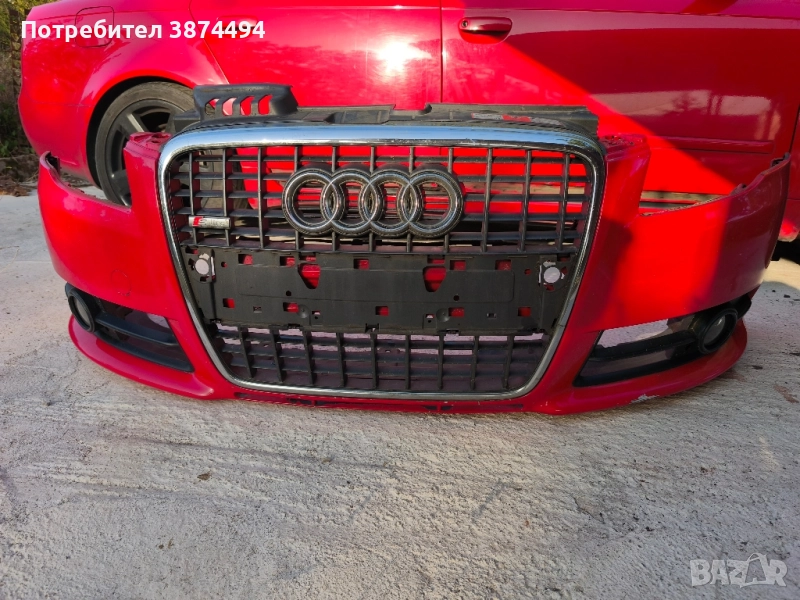 Предна броня за Ауди А4 Б7 (S-line), снимка 1