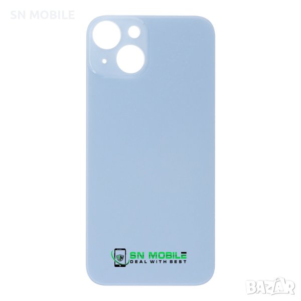 Заден капак за iPhone 14 blue Big Hole OEM, снимка 1