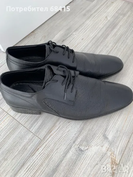 Официални мъжки обувки естествена кожа, снимка 1