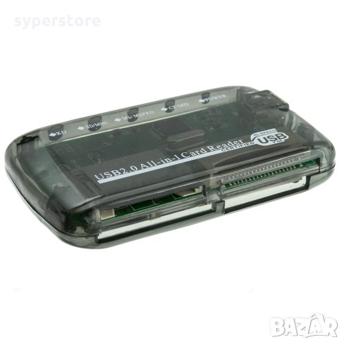 CardReader Четец на карти комбиниран Digital One SP00266 - 18in1 за MicroSD, M2,SD карти на USB, снимка 1