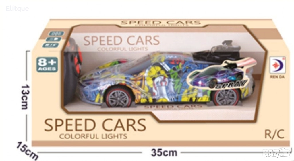 Състезателна количка с дистанционно  , снимка 1