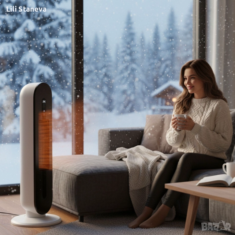 Hotvex Tower Heater  – Вертикалният отоплител, който стопля дома ти за минути, без излишен разход. , снимка 1